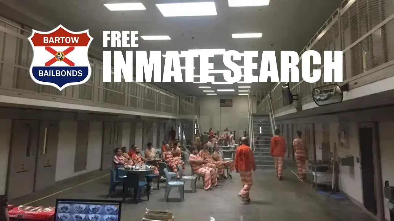 Inmate search shown in Polk County jail in Lakeland, Florida